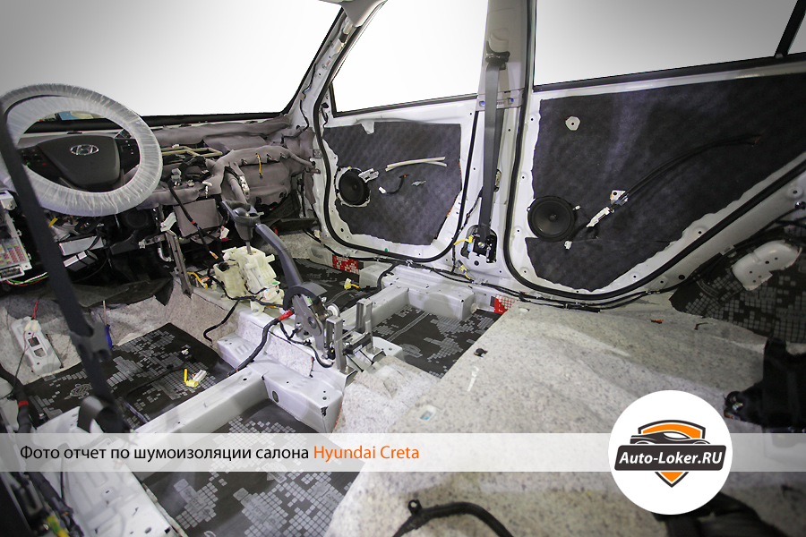  Шумоизоляция Hyundai Creta