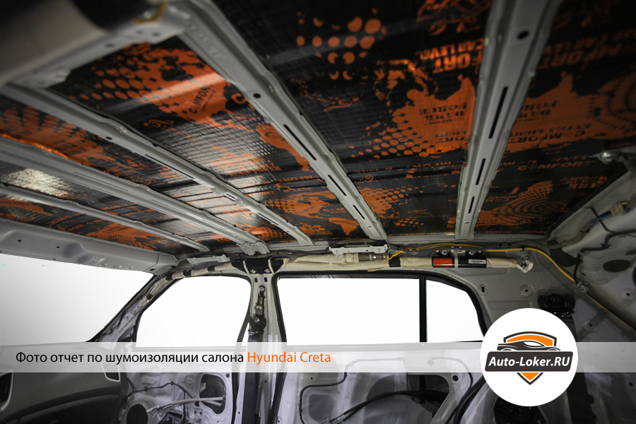 Шумоизоляция Hyundai Creta