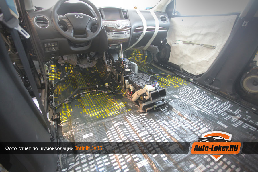 Шумоизоляция Infiniti jx35