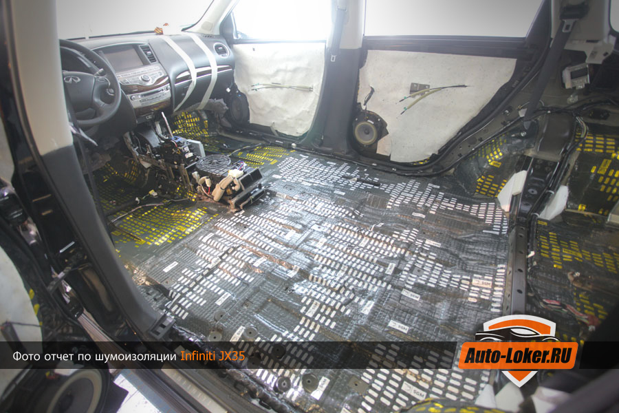 Шумоизоляция Infiniti jx35