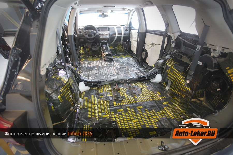 Шумоизоляция Infiniti jx35