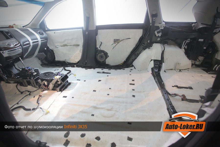 Шумоизоляция Infiniti jx35