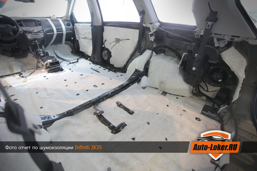 Шумоизоляция Infiniti jx35
