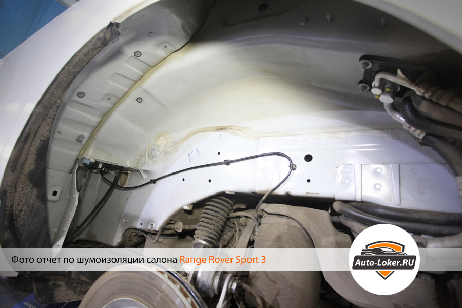  Шумоизоляция Range Rover Sport 3