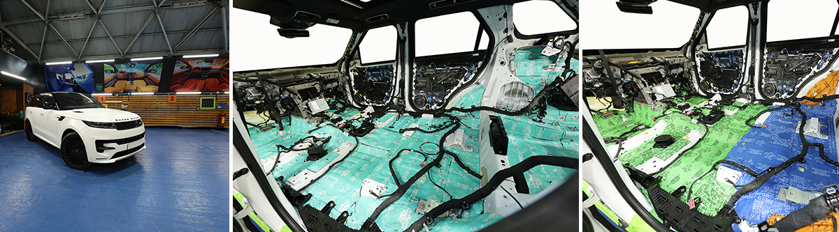 Шумоизоляция Range Rover Sport 5