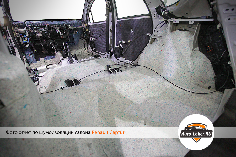  Шумоизоляция Renault Kaptur