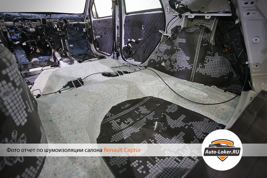  Шумоизоляция Renault Kaptur