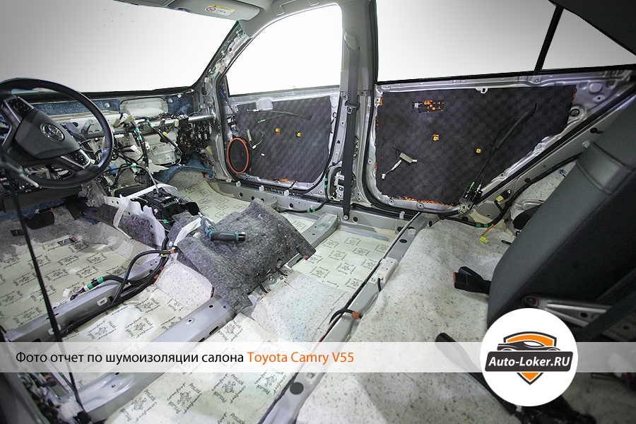 Шумоизоляция Camry V55