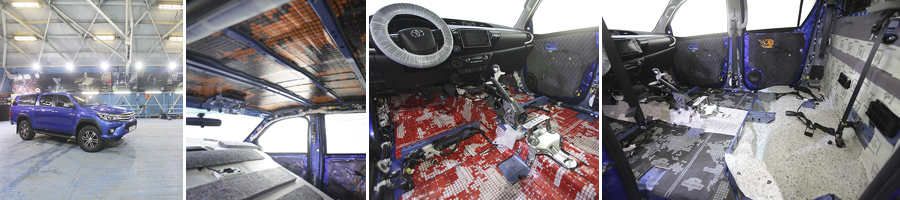 Шумоизоляция Toyota Hilux