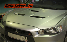 Новый товар в каталоге: металлический капот RalliArt на Mitsubishi Lancer X