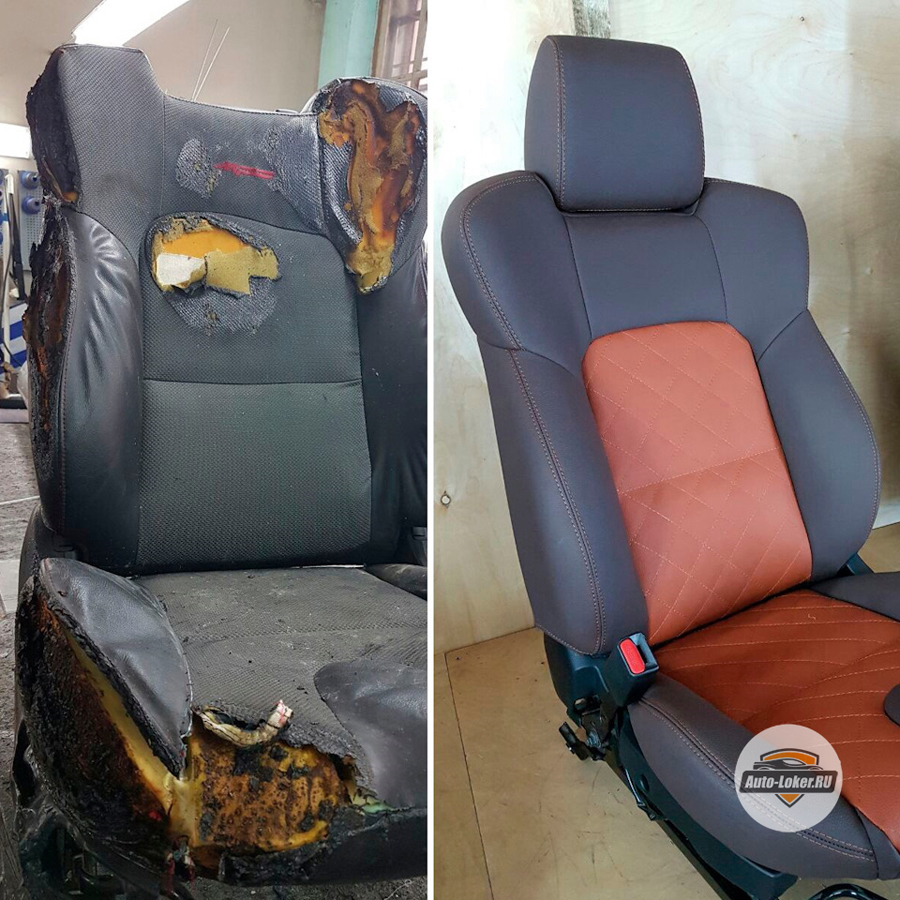 Салону автомобиля Mazda3 мы подарили вторую жизнь, отремонтировав мертвые после пожара сидения и перетянув их качественной экокожей по дизайну владельца авто. Согласитесь, это настоящее волшество! Салону автомобиля Mazda3 мы подарили вторую жизнь, отремонтировав мертвые после пожара сидения и перетянув их качественной экокожей по дизайну владельца авто. Согласитесь, это настоящее волшество!