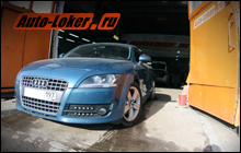 Перетяжка кожаного салона Audi TT