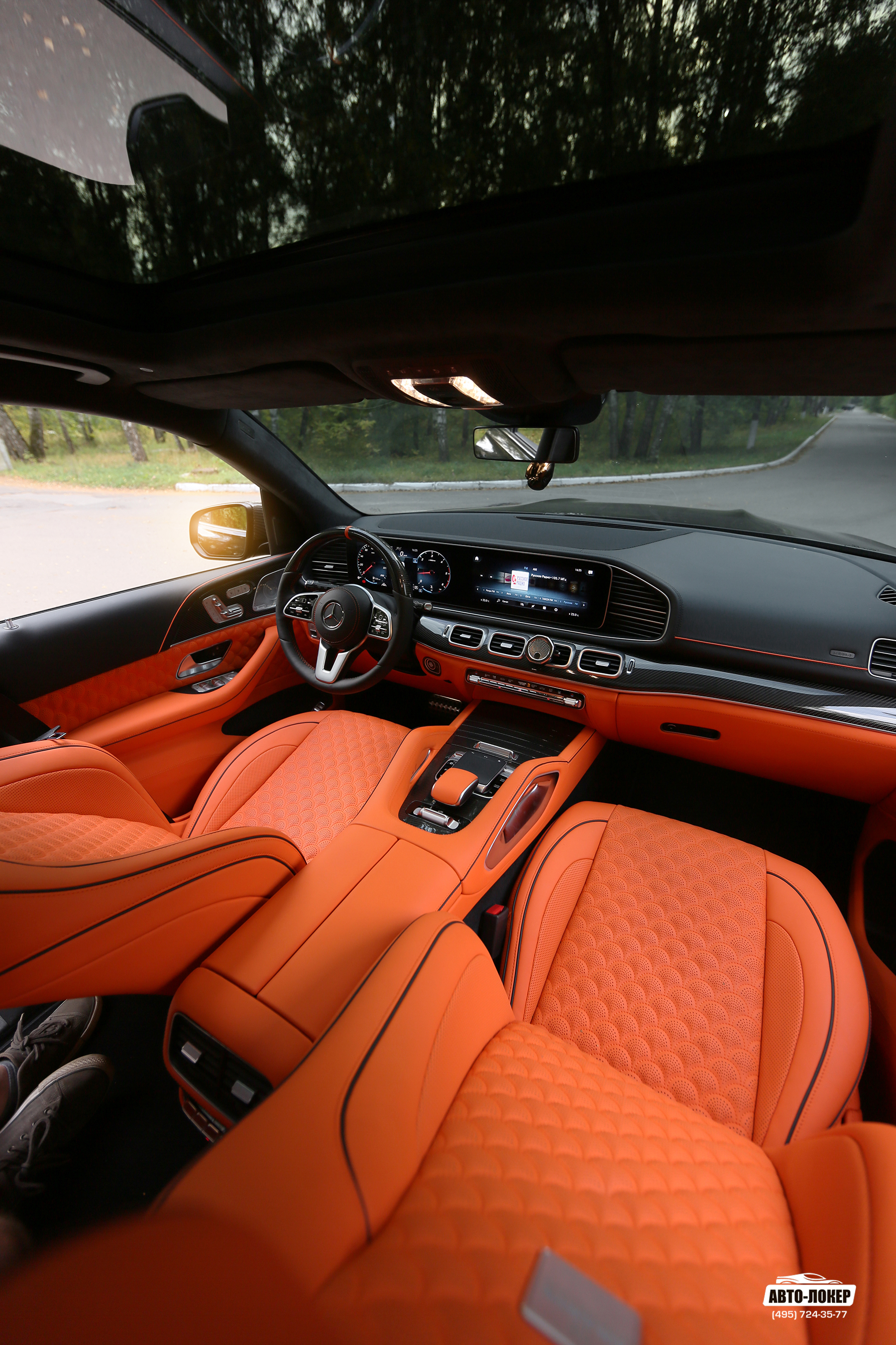 Перетяжка сидений кожей Mercedes GLS (X167)