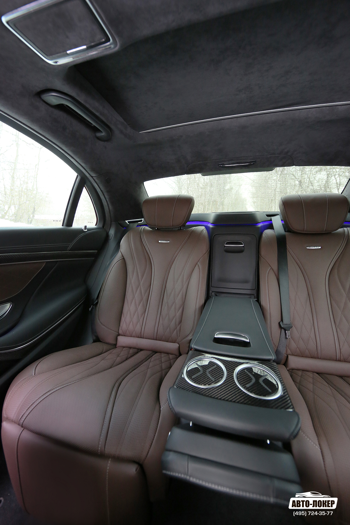 Перетяжка сидений кожей Mercedes S-klass W222