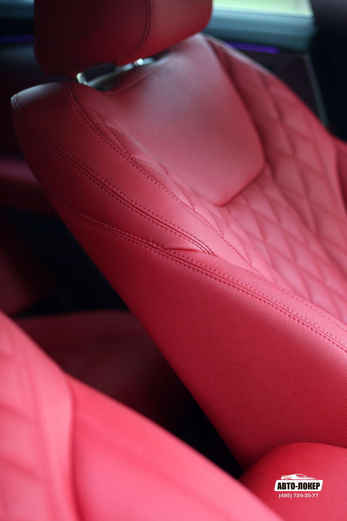 Перетяжка сидений BMW X4 G02 кожей