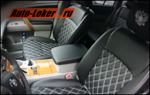 Пошив кожаного салона Toyota Highlander