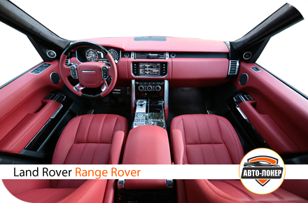 Перетяжка Range Rover 4 кожей