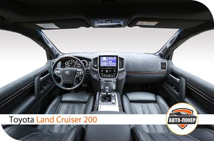 Перетяжка Land Cruiser 200 Алькантарой