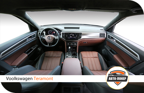 Перетяжка салона кожей VW Teramont Перетяжка салона кожей VW Teramont